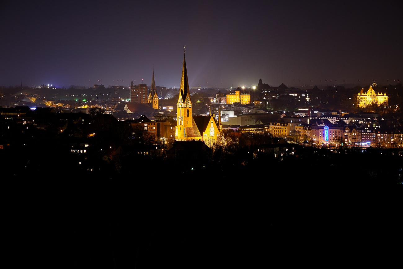 Flensburg bei Nacht