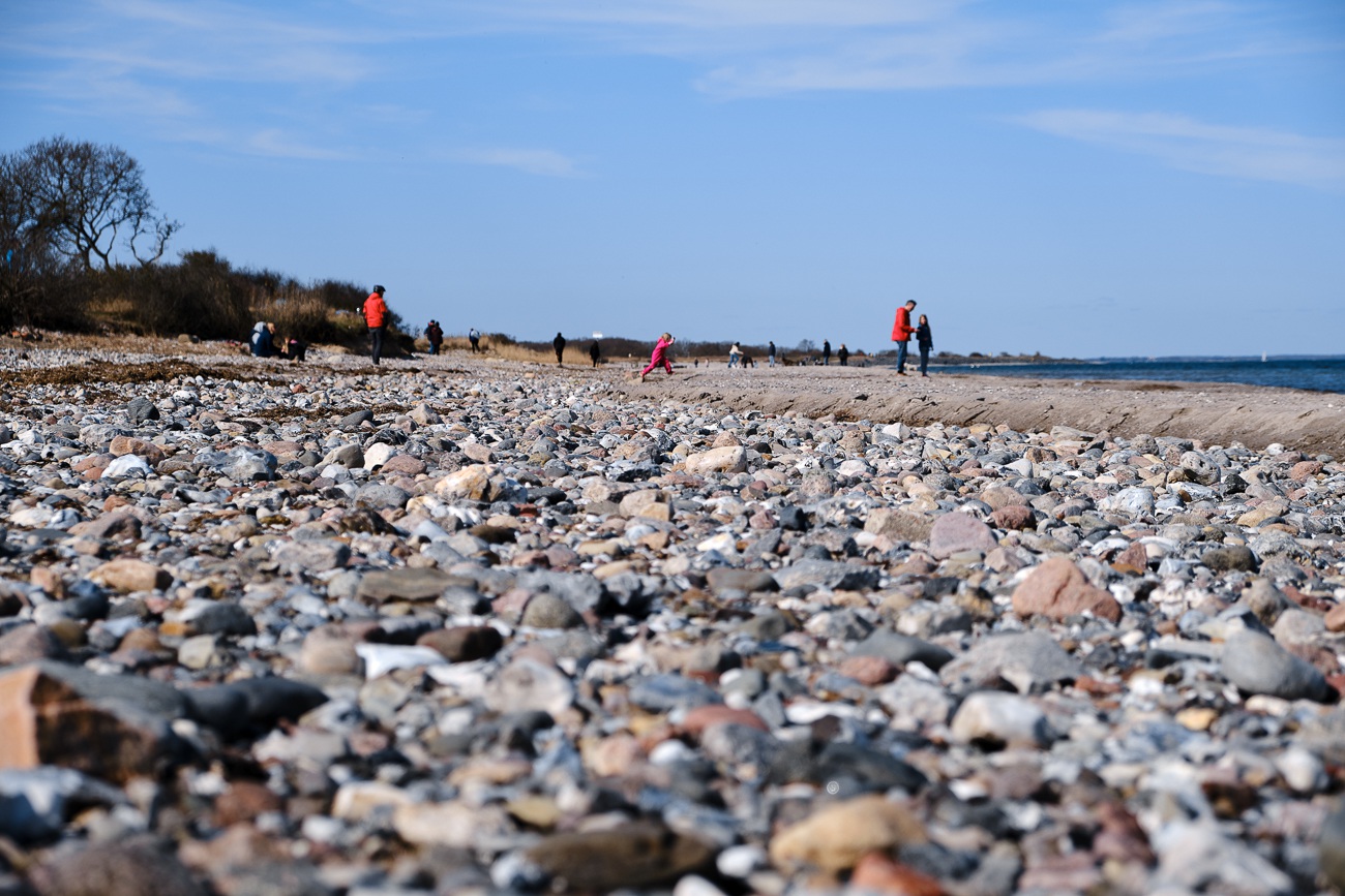 Am Strand von Falshöft