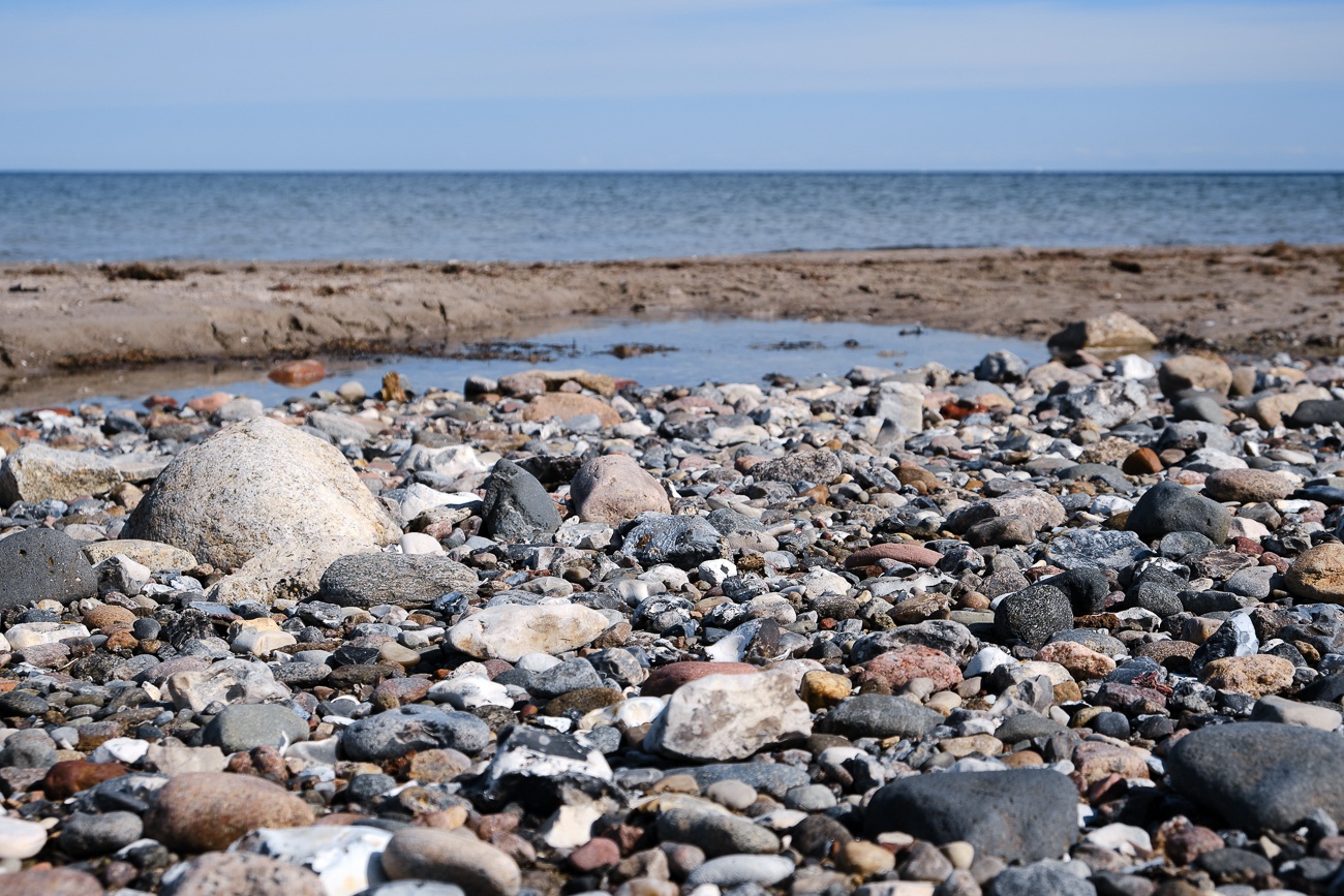 Am Strand von Falshöft