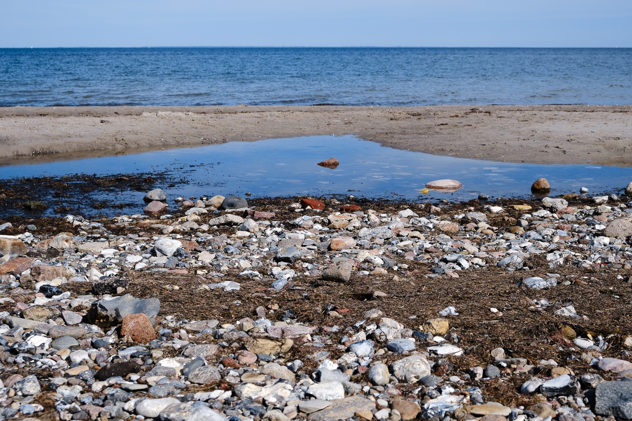 Am Strand von Falshöft