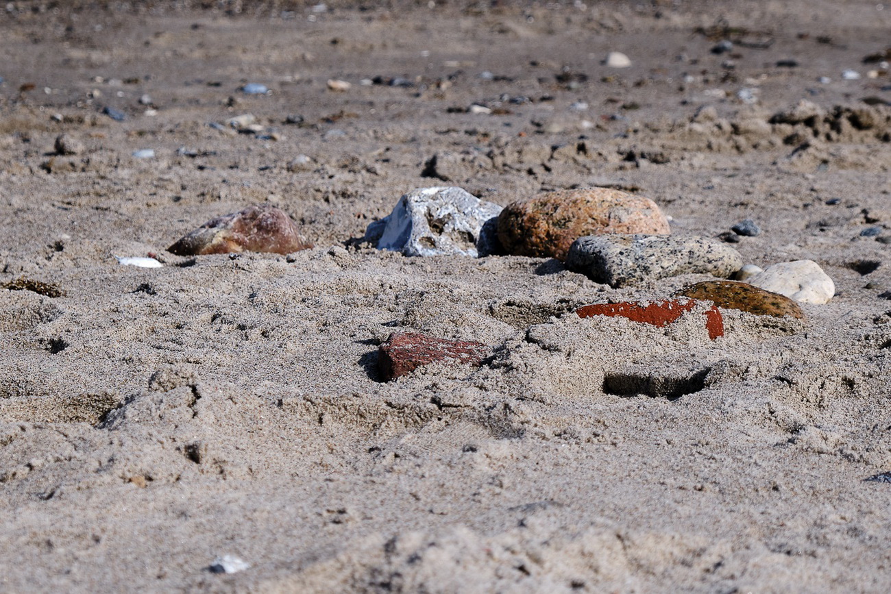 Am Strand von Falshöft