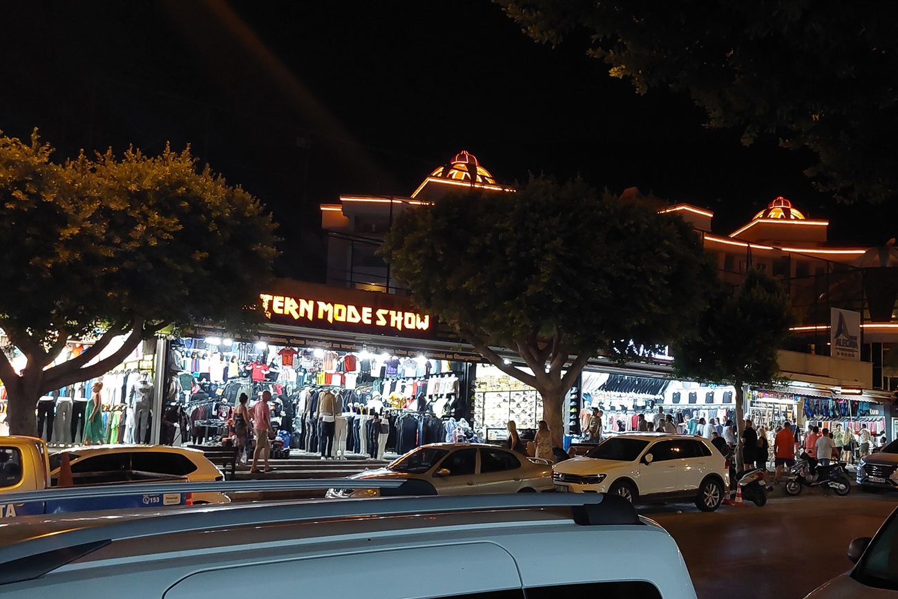 Kumköy bei Nacht - Türkei 2022