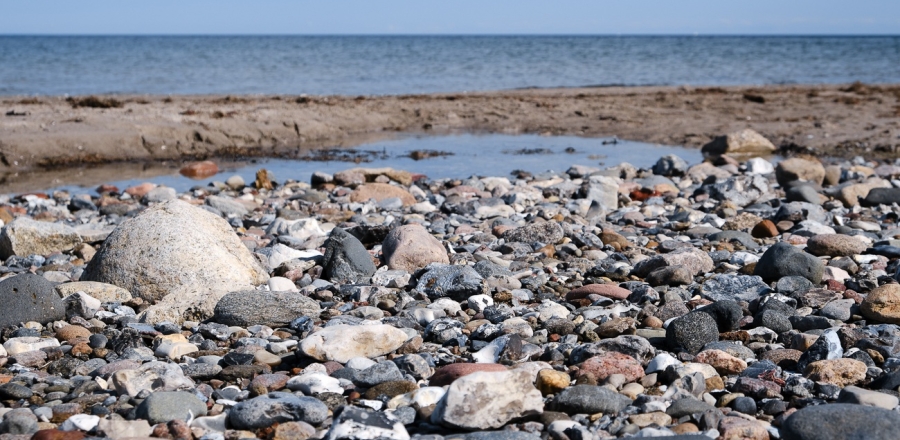 Am Strand von Falshöft