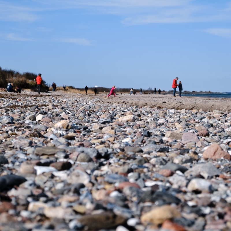 Am Strand von Falshöft