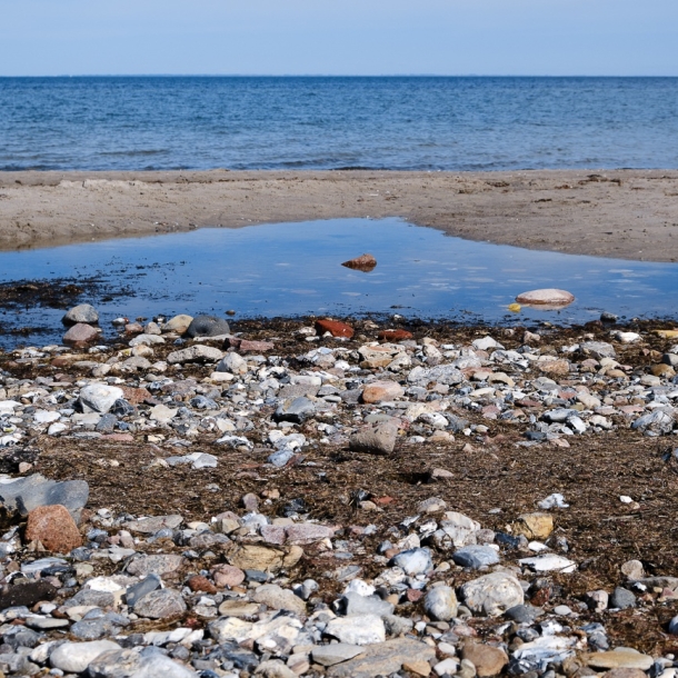 Am Strand von Falshöft