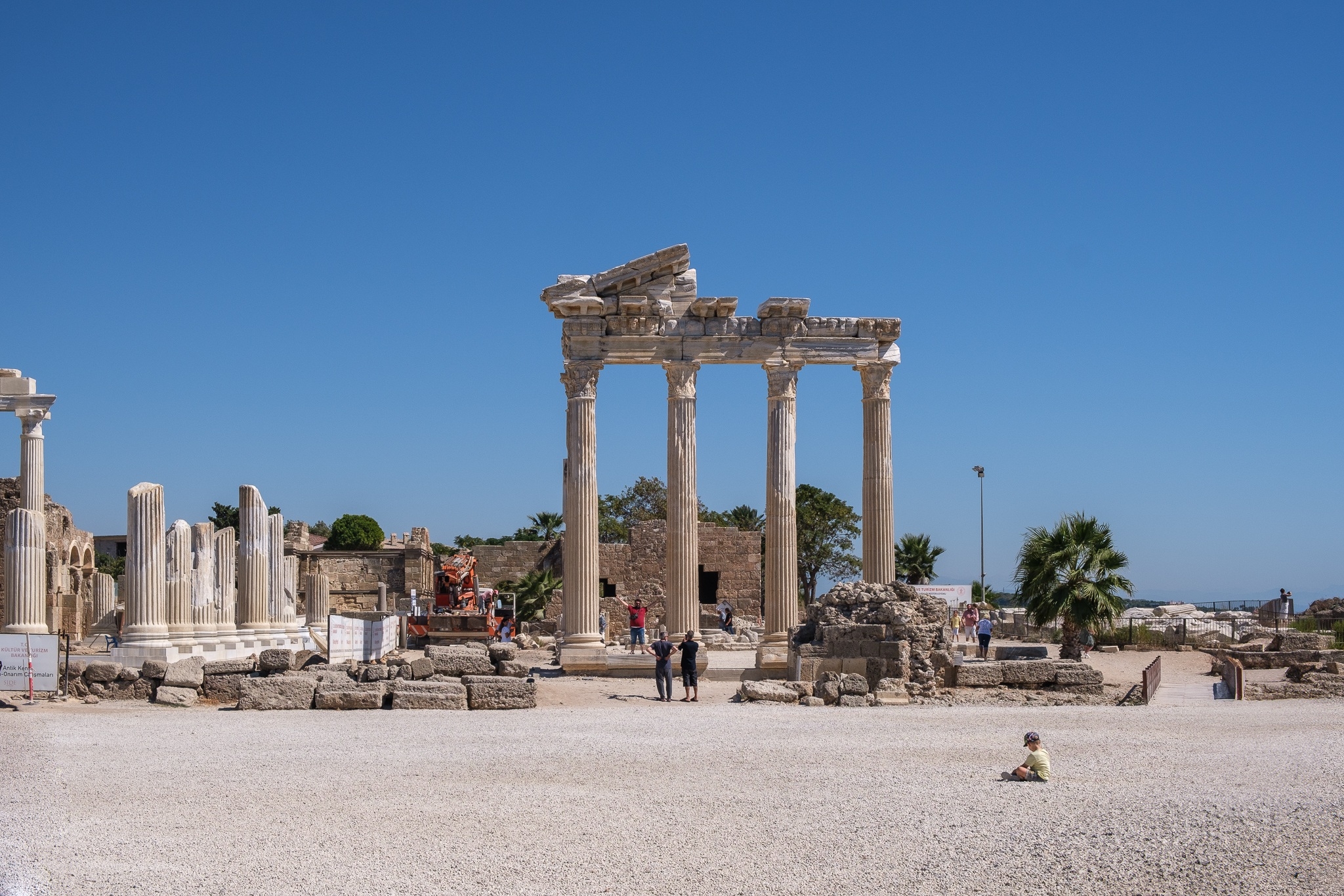 Der Apollon-Tempel in Side